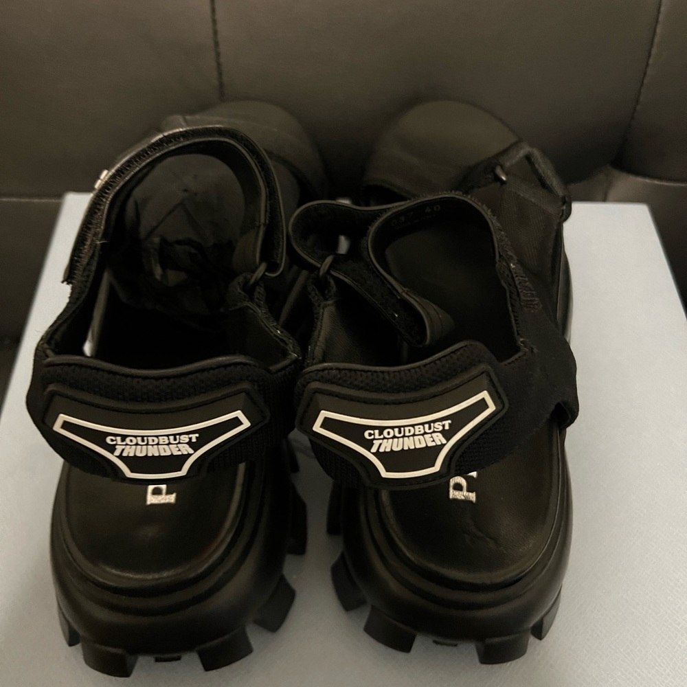 Prada “Sporty woven nylon tape sandals” Calzature Donna Nastro - Picture 2 of 5